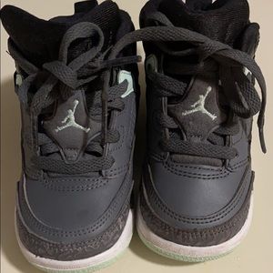 Nike Jordan Spizike Retro Gray & Black & Teal 7C